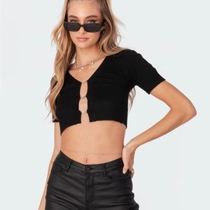 Edikted Ed Diamonte Knitted Top